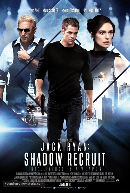 Jack Ryan: Shadow Recruit - Australian Movie Poster