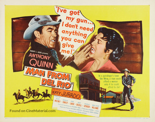 Man from Del Rio - Movie Poster
