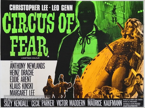 Circus of Fear - British Movie Poster