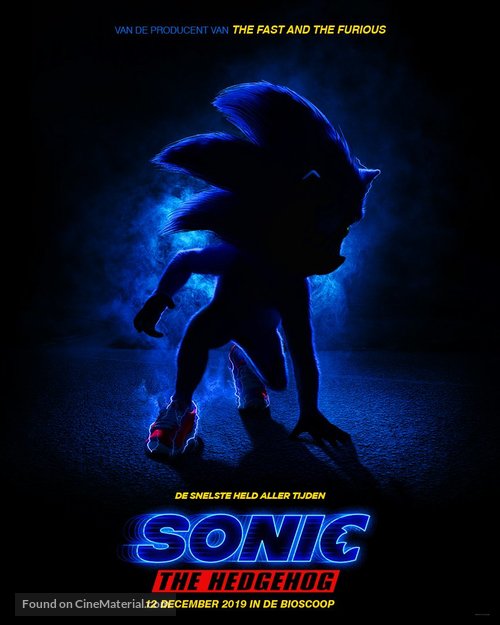 Sonic the Hedgehog - Dutch Movie Poster