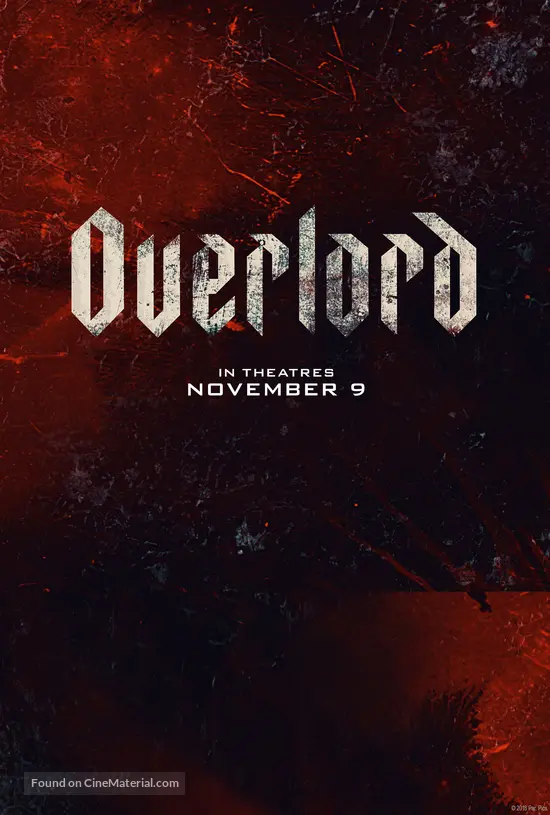 Get Overlord 2018 Movie Poster Desktop Wallpaper Free Get Wallpaper Overlord 2018 Movie Poster Free