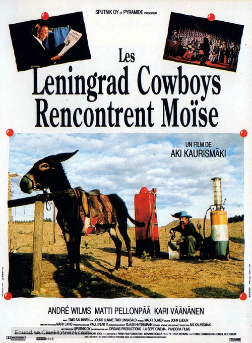 Leningrad Cowboys Meet Moses - French Movie Poster