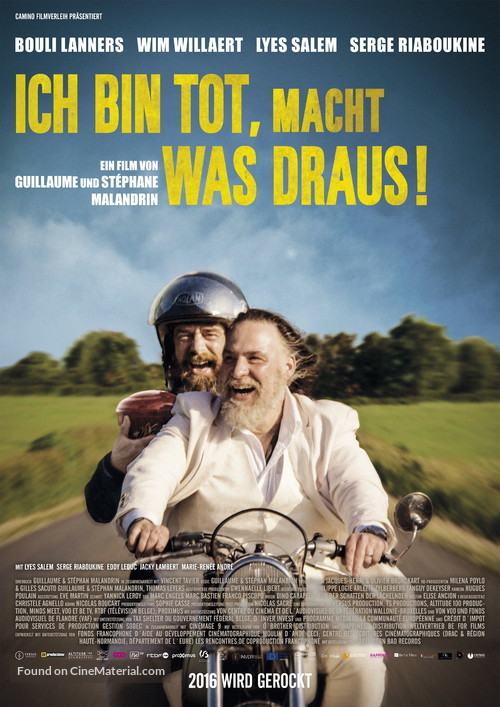 Je suis mort mais j&#039;ai des amis - German Movie Poster