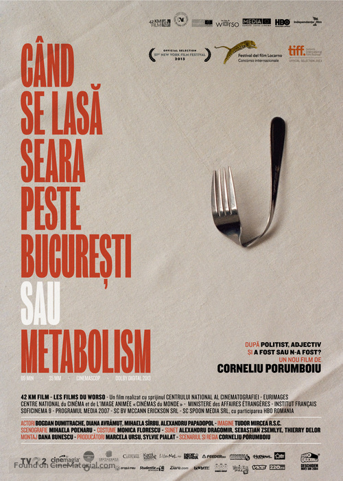 C&acirc;nd se lasa seara peste Bucuresti sau metabolism - Romanian Movie Poster