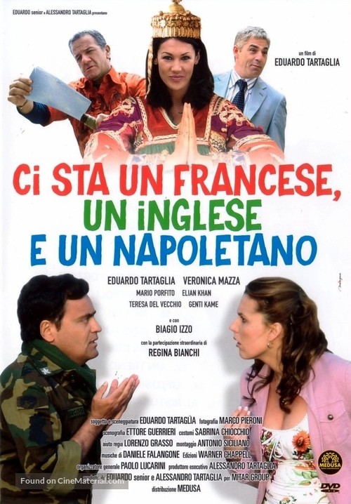 Ci sta un francese, un inglese e un napoletano - Italian DVD movie cover