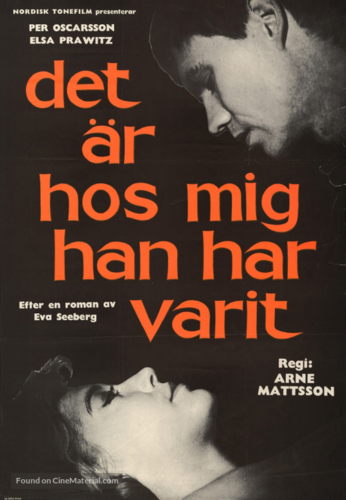 Det &auml;r hos mig han har varit - Swedish Movie Poster