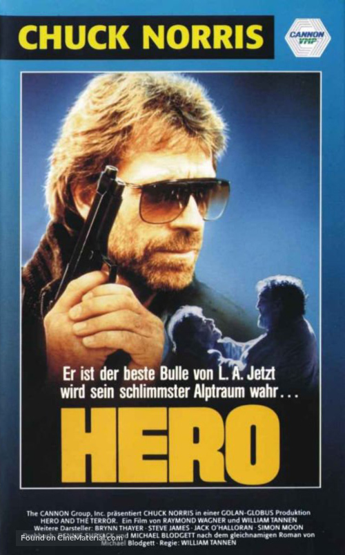 Hero And The Terror - German Movie Cover