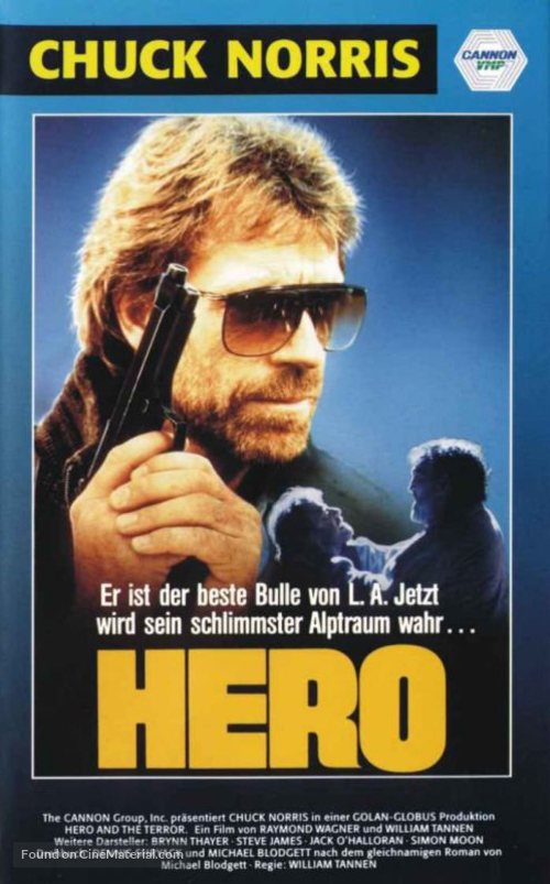 Hero And The Terror - German Movie Cover