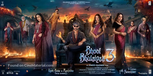 Bhool Bhulaiyaa 3 - Indian Movie Poster