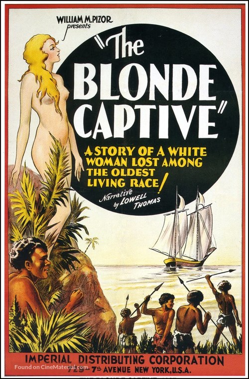 The Blonde Captive - Movie Poster