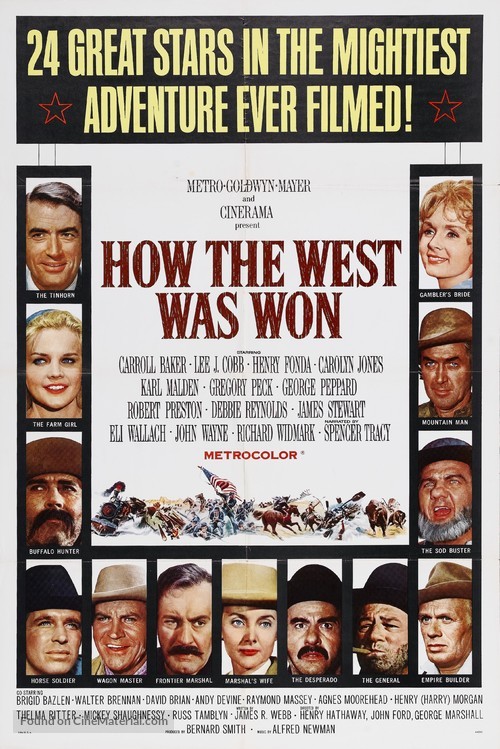 How the West Was Won - Movie Poster