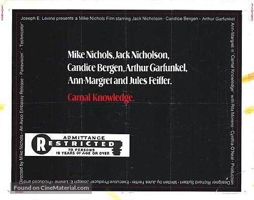Carnal Knowledge - Movie Poster