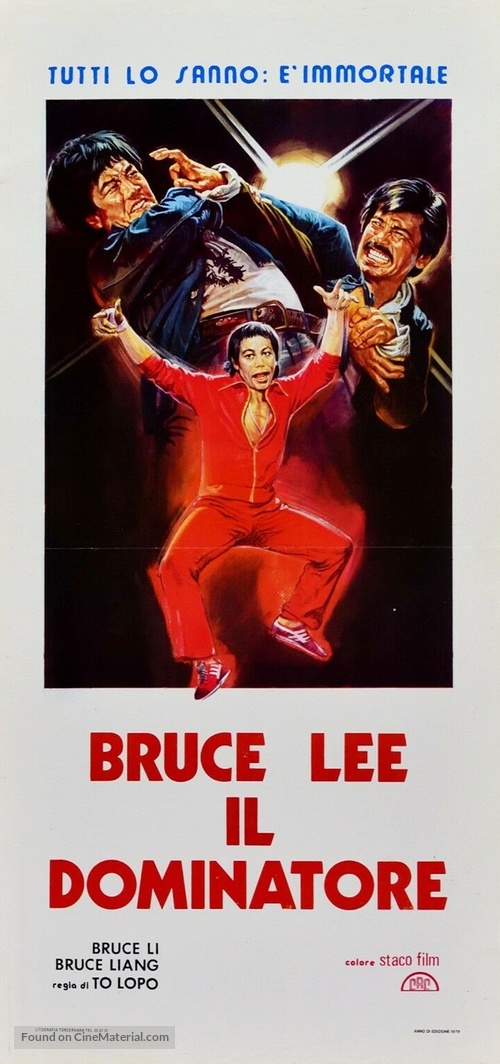 Bruce Against Iron Hand - Italian Movie Poster