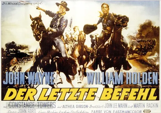 The Horse Soldiers - German Movie Poster