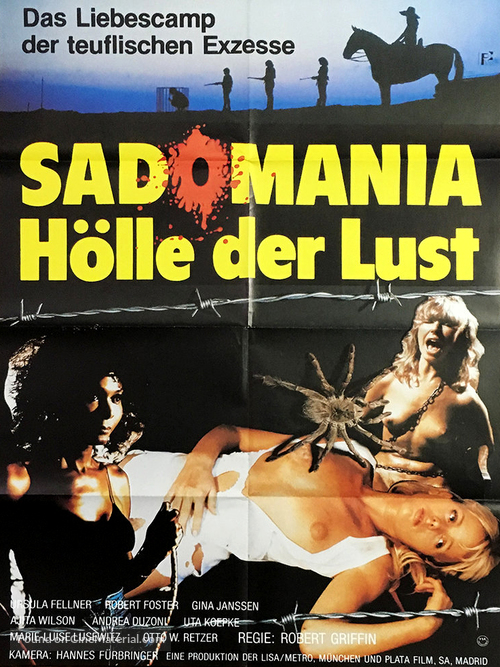 Sadomania - H&ouml;lle der Lust - German Movie Poster