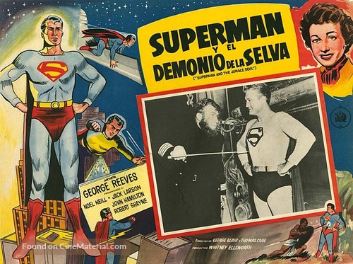 Superman and the Jungle Devil - Mexican Movie Poster
