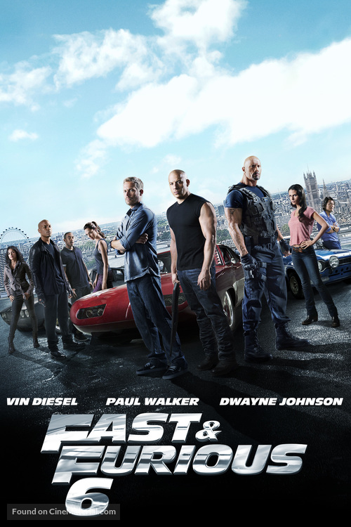 Fast &amp; Furious 6 - DVD movie cover