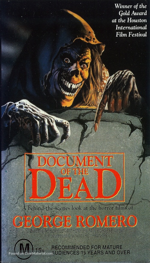 Document of the Dead - Australian VHS movie cover