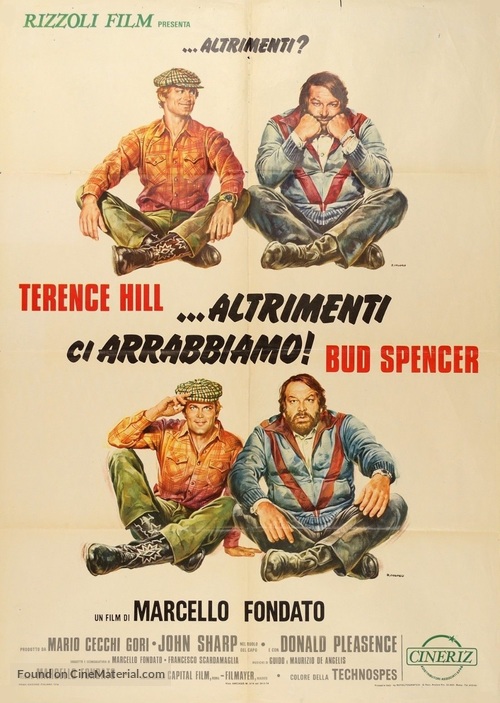 Watch Out We&#039;re Mad - Italian Movie Poster