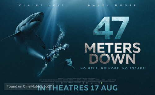 47 Meters Down - Singaporean Movie Poster
