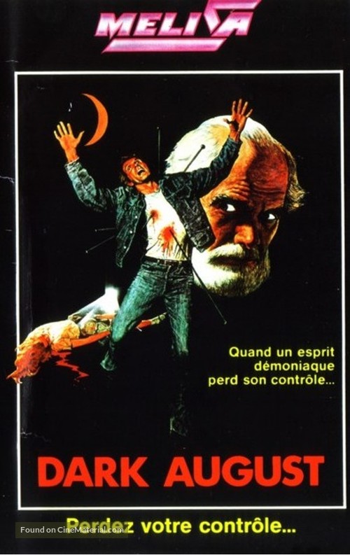 Dark August - French VHS movie cover