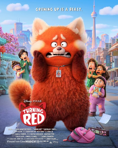 Turning Red - Canadian Movie Poster