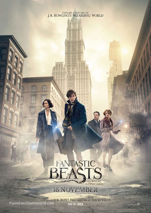 Fantastic Beasts and Where to Find Them - Belgian Movie Poster