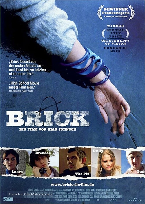 Brick - German Movie Poster