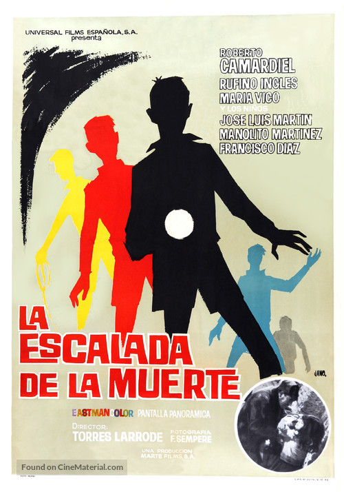 La escalada de la muerte - Spanish Movie Poster