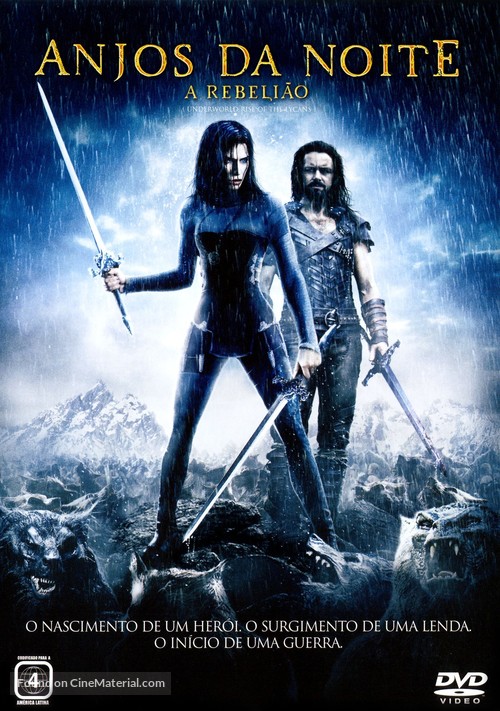 Underworld: Rise of the Lycans - Brazilian DVD movie cover