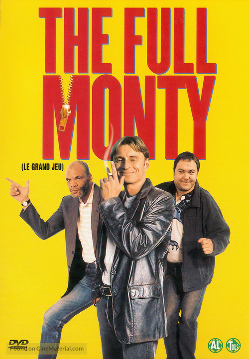 The Full Monty - Belgian DVD movie cover