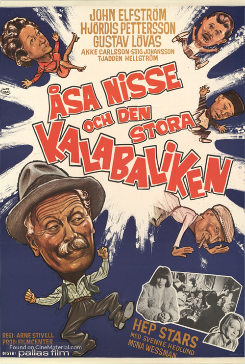 &Aring;sa-Nisse och den stora kalabaliken - Swedish Movie Poster