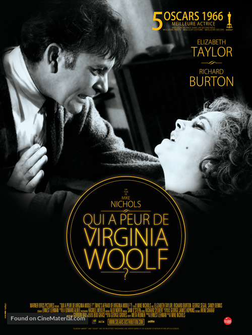 Who&#039;s Afraid of Virginia Woolf? - French Movie Poster