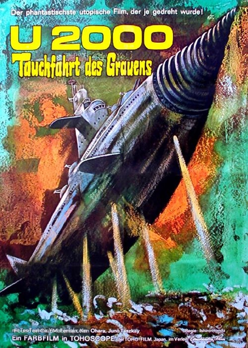 Kaitei gunkan - German Movie Poster
