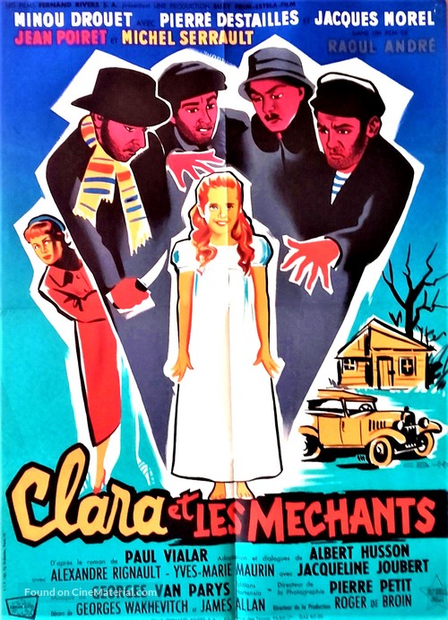 Clara et les m&eacute;chants - French Movie Poster