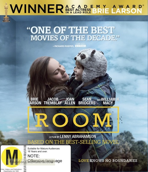 Room - New Zealand Blu-Ray movie cover