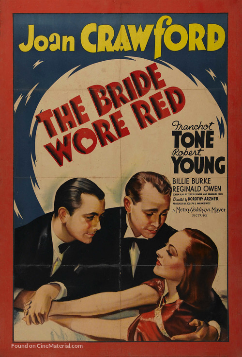 The Bride Wore Red - Theatrical movie poster
