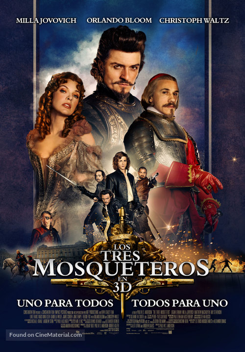 The Three Musketeers - Colombian Movie Poster