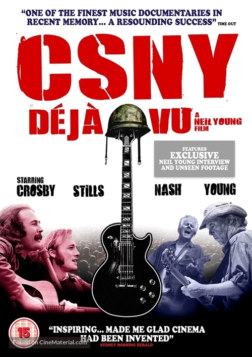 CSNY D&eacute;j&agrave; Vu - British Movie Cover