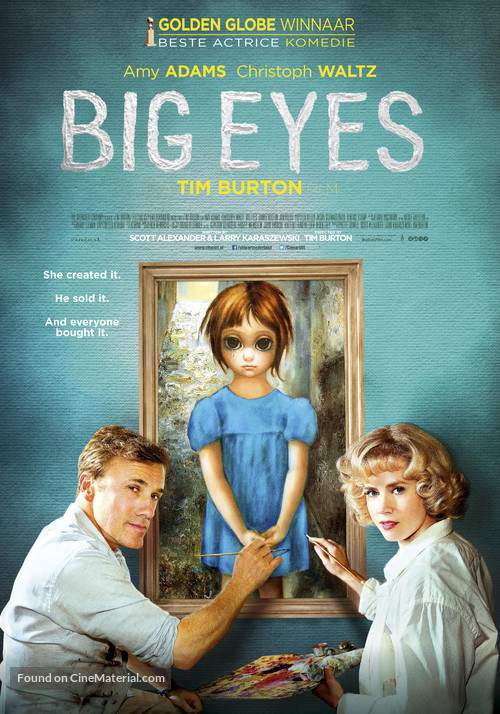 Big Eyes - Dutch Movie Poster