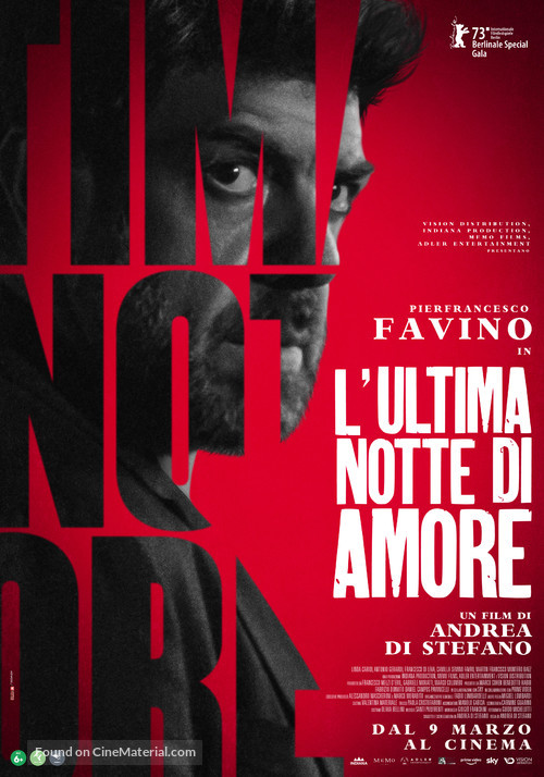 L&#039;ultima notte di Amore - Italian Movie Poster