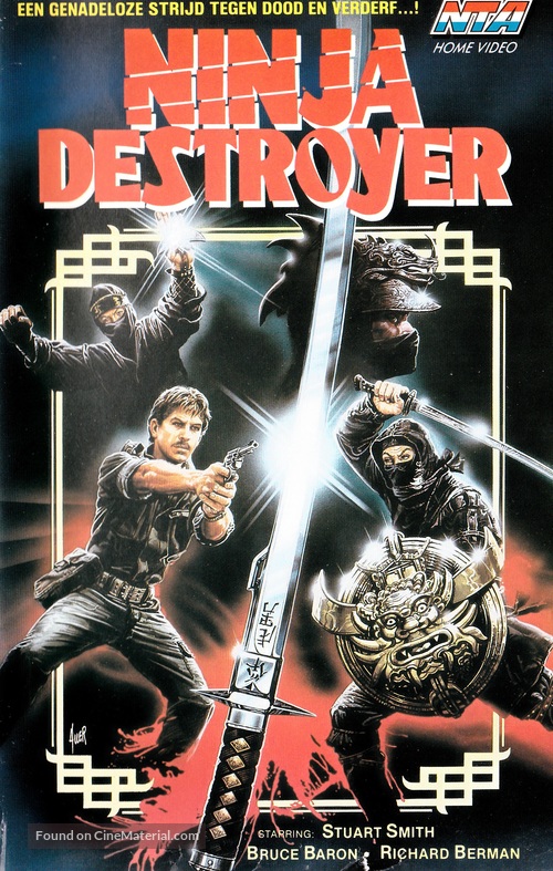 Ninja Destroyer - Dutch Movie Cover