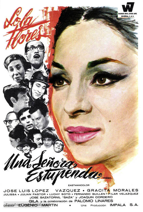 Una se&ntilde;ora estupenda - Spanish Movie Poster