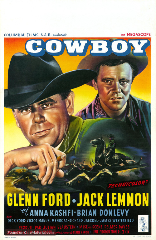 Cowboy - Belgian Movie Poster