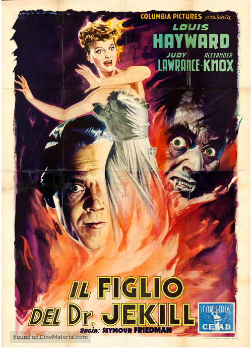 The Son of Dr. Jekyll - Italian Movie Poster