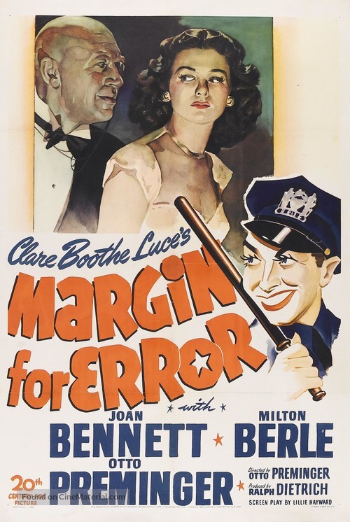 Margin for Error - Movie Poster
