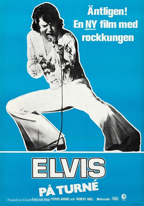 Elvis On Tour - Swedish Movie Poster