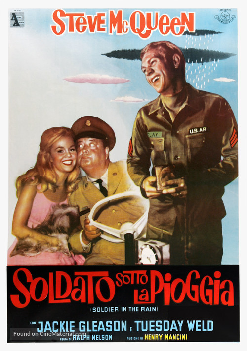 Soldier in the Rain - Italian Movie Poster