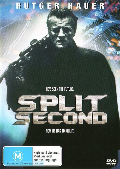 Split Second - Australian DVD movie cover