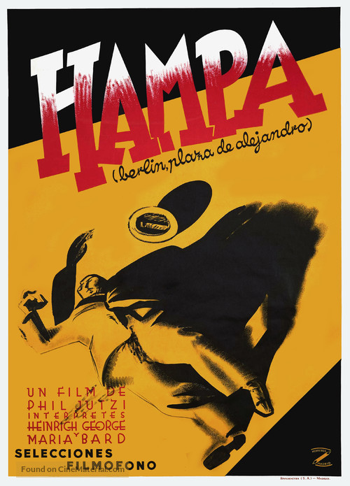 Berlin - Alexanderplatz - Spanish Movie Poster